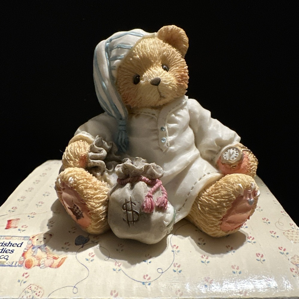 Cherished Teddies Figurine Ebearnezer Scrooge - "Bah Humbug!" #617296 NIB 1994